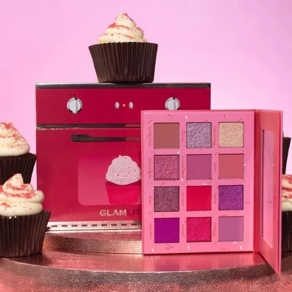 Glamlite | Red Velvet Cupcake | Pinks and Berry Tones | Spring 2021 Launch | NWT - Picture 1 of 7